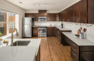 Kitchen at The Gardens at Town Square retirement community