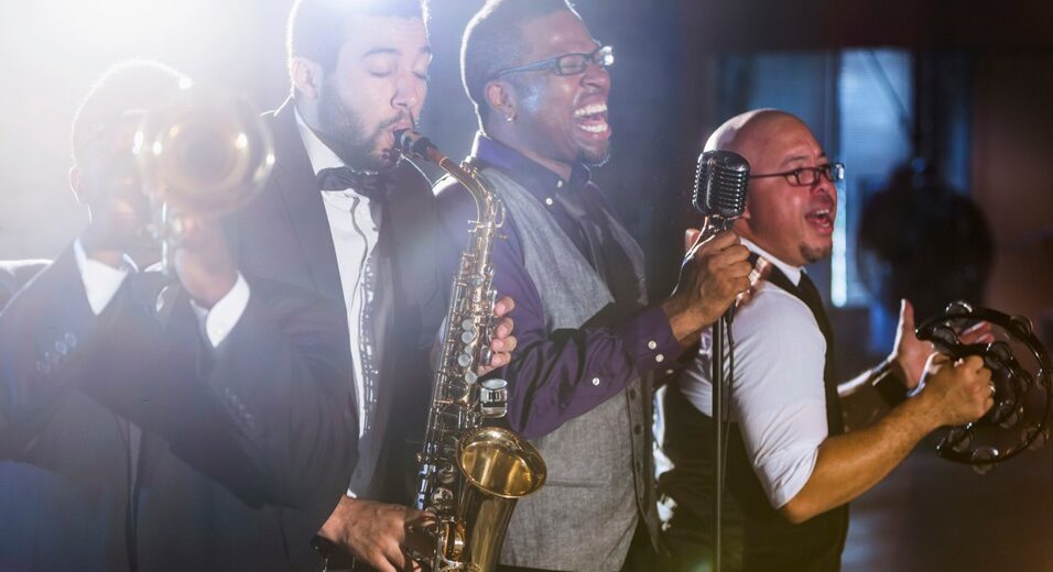 Jazz band playing