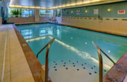 Indoor saltwater swimming pool at the Aljoya Mercer Island retirement community in Mercer Island, perfect for a refreshing swim.